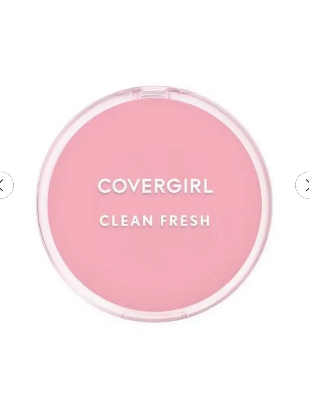 NWT COVERGIRL Clean Fresh Pressed Powder — Pink Compact Color 120 Fair Clair